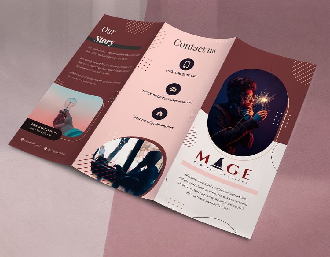 Brochure for Mage Digital — project by Gerald Cacho